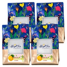 High Tea 伂橙 果乾茶 洋甘菊柚香綠茶包 Set, 含柳橙果乾, 7g, 8包, 4袋
