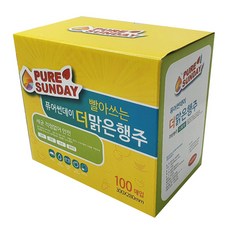 PURE SUNDAY 紙抹布, 100件, 1個