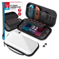 JOYTRON Nintendo Switch 2旅行收納包攜帶盒, 白色, 1個, SW2-CARRY03