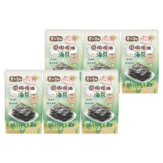芽米寶貝 寶寶海苔 非油炸無鹽, 100%純橄欖油, 13.5g, 2袋