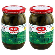 唯寶 剝皮辣椒 無防腐劑 無人工色素, 450g, 2罐