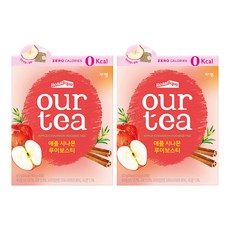 아워티 애플 시나몬 루이보스티, 10.9g, 8개입, 2개