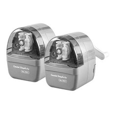 DADA 5段筆芯粗細可調削鉛筆機, 灰色, 2個