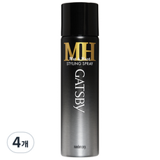 갸스비 스타일링 스프레이 매트 & 하드 핸디, 65ml, 4개