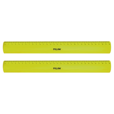MILAN 超Q彈防斷性長尺 30cm, 黃色, 2支