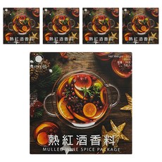香料共和國 熱紅酒香料 (1包入), 26g, 5盒