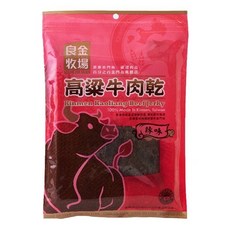 良金牧場 高粱辣味牛肉乾, 165g, 1包