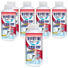 妙管家 水管疏通劑，高效溶解微粒，適用於各種家用水管，抑制細菌滋生，保持清潔, 18oz, 6瓶