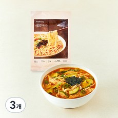 프레시지 장칼국수 밀키트 2인분, 496.4g, 3개