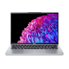 acer 宏碁 Swift Go 筆記型電腦 14吋 2.8K 2880 x 1800 OLED 鏡面/Ultra 7 155H/Intel® ArcTM graphics 原廠保固, 銀色, 512GB, 16GB, Windows 11, SFG14-73-731T