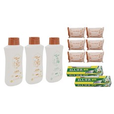 安妮兔 2洗1沐6皂2牙膏牙刷 旅行組, 1組