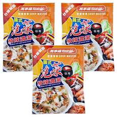 萬事福 韓式泡菜酸辣濃湯 2入 Set, 106g, 3袋