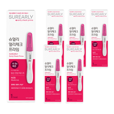 슈얼리 얼리체크 프라임 임신테스트기, 1개입, 6개