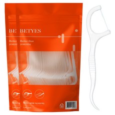 貝蒂斯 一次性牙間牙線, 2個, 7.4cm, 600入