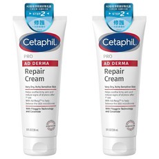 Cetaphil 舒特膚 AD益膚康修護舒敏乳霜, 226g, 2條