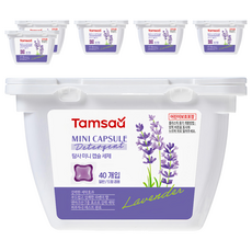 Tamsaa 迷你洗衣膠囊, 40顆, 6盒