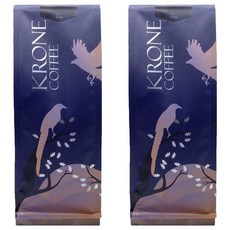 Krone 皇雀咖啡 - 新鮮烘焙, 2包, 咖啡豆(無研磨), 227g