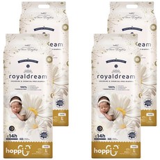 hoppi 皇家系列 嬰兒黏貼型尿布 9~14kg, L, 160片