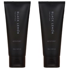 META FORET 黑檸檬去角質面膜 100ml, 1條, 2個