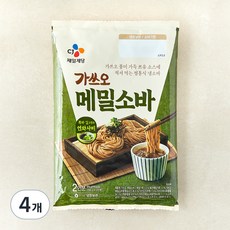 CJ제일제당 가쓰오 메밀소바, 570g, 4개