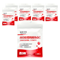 達摩本草 法國西印度櫻桃維他命C膠囊, 30顆, 0.6g, 6包