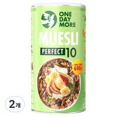 원데이모어 퍼펙트 뮤즐리 그린 시리얼, 600g, 2개