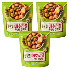 풀무원 메추리알 유정란 장조림, 170g, 3개