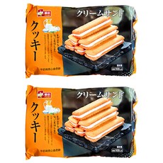 福伯 牛奶味夾心曲奇餅, 168g, 2包