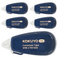 KOKUYO 國譽 ME 可替換修正帶母帶 KME-CTNT305, 绀藍, 5個