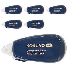 KOKUYO 國譽 ME 可替換修正帶母帶 內帶 KME-CTNT305, 绀藍, 6個