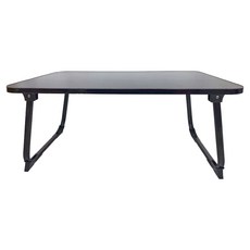 折疊電腦桌平面無屜款, 黑色, 60 x 40 x 28cm