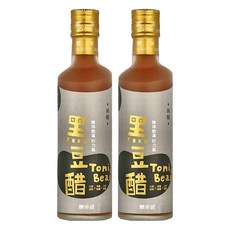 釀美舖 黑豆純醋 (無加糖/發酵原醋) 100%台灣青仁黑豆發酵, 250ml, 2瓶
