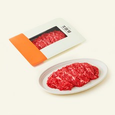 우미학 한우 1++등급 불고기용 (냉장), 200g, 1개