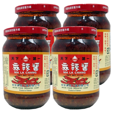 名山牌 麻辣醬, 13oz, 不含防腐劑, 380g, 4罐