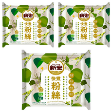 新宏 快煮粉絲, 3個, 180g