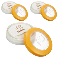 Simba 小獅王辛巴 超薄雙層造型粉撲盒, 3個