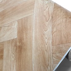 韓國壁紙地板貼紙 KOR-221, 人字形淺棕色