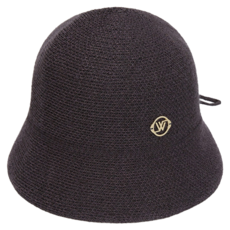 White Sands 後綁帶編織帽, 1個, 炭灰色