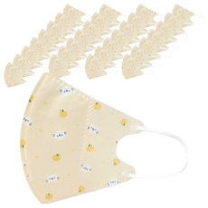 러블리앙즈 유아용 더예쁜 3겹 입체 프리미엄 마스크 소형, M10 오렌지캣, 10개입, 3개