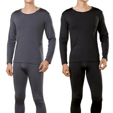 Bluefin 男士冬季保暖發熱超細纖維刷毛內衣上下套裝 2件組