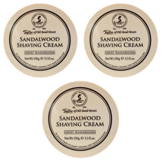 Taylor of Old Bond Street 經典檀香 刮鬍膏, Sandalwood Shaving Cream 150g, 3罐