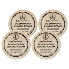 Taylor of Old Bond Street 經典檀香 刮鬍膏, Sandalwood Shaving Cream 150g, 4罐