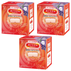 Kao 花王 MegRhythm 美舒律 蒸氣眼罩 薰衣草, 12片, 3盒