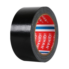 iQIHAN 高黏度強力布膠帶 40mm x 50m 黑色, 1個
