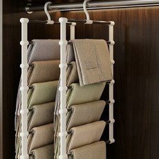 Endove 善用空間7層褲架, 白色, 4個