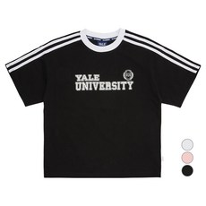 YALE KIDS 兒童透氣耶魯線條亮點短袖棉質T恤 YJCCHSE23291