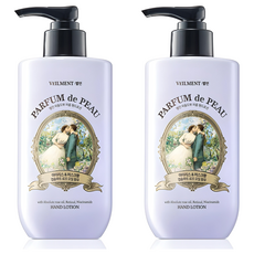 벨먼 파퓸드뽀 퍼퓸 핸드로션 아이리스 앤 머스크향, 300ml, 2개