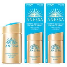 아넷사 퍼펙트 UV 선스크린 스킨케어 밀크 NA SPF50+ PA++++, 60ml, 2개