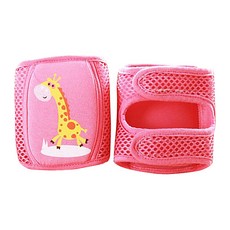 BEBENIZ 爬行學步護膝墊, 粉色長頸鹿款, 1組