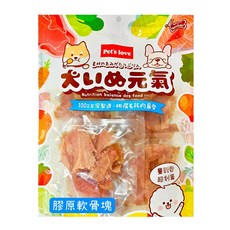 Pet's love 元氣犬 零食量販包 膠原軟骨塊, 膠原軟骨, 270g, 1包